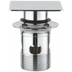 Waste Valve With overflow material: Brass surface: Glossy, color: Chrome Waste overflows