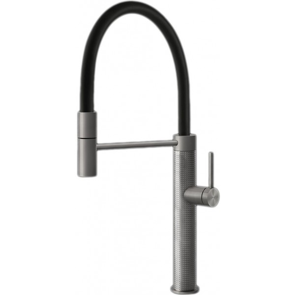 Kitchen tap Deck-mounted material: Inox with shower steel brushed, color: Chrome surface: Brushed Deck-mounted Kitchen tap Deck-mounted material: Inox with shower steel brushed, color: Chrome surface: Brushed Deck-mounted
