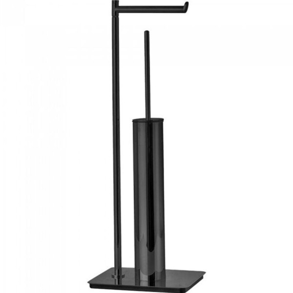 Brush - bin Floor standing material: Brass 60x20x15cm, color: Black surface: Matt Brush - bin Floor standing material: Brass 60x20x15cm, color: Black surface: Matt