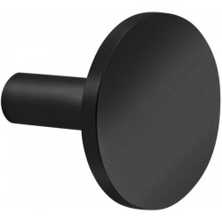 Άγκιστρο από ορείχαλκο μονό Φ62mm, χρώμα: Μαύρο επιφάνεια: Ματ Άγκιστρα