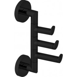 Άγκιστρο από ορείχαλκο πολλαπλό, χρώμα: Μαύρο επιφάνεια: Ματ Άγκιστρα