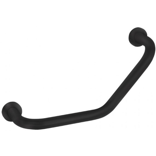 Handle wall 42x9x10 material: Brass, color: Black surface: Matt Handle wall 42x9x10 material: Brass, color: Black surface: Matt