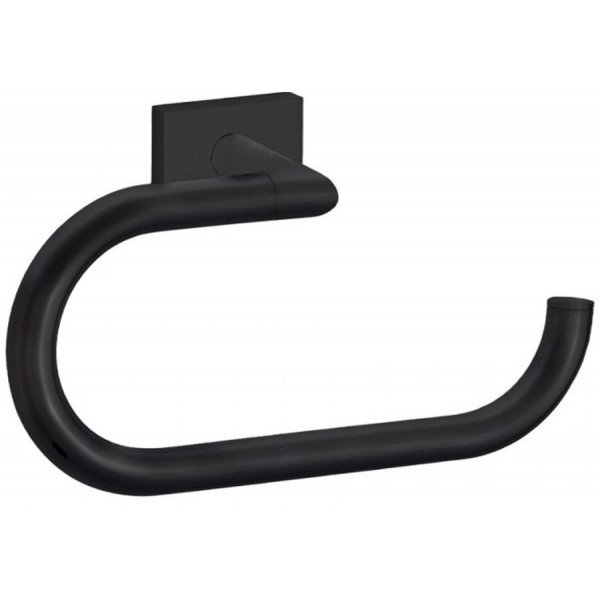 Paper holder ring style material: Brass 21x10x10cm, color: Black surface: Matt Paper holder ring style material: Brass 21x10x10cm, color: Black surface: Matt Toilet paper holders