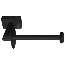 Paper holder no cover material: Brass 17x10x6cm, color: Black surface: Matt Toilet paper holders