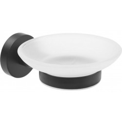 Soap material: Brass Wall-mounted, color: Black surface: Matt Soap holders