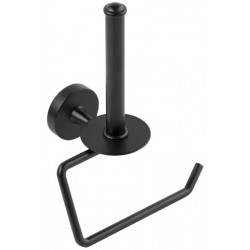 Paper holder double material: Brass, color: Black surface: Matt