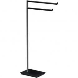 Monk material: Brass, color: Black surface: Matt Free standing towel holders