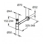 Βάση επίπλου με νιπτήρα 84x46x81,7 από μέταλλο επιδαπέδιου τύπου με 1 νιπτήρα iLife A & σιφώνι Silk Black, χρώμα: Μαύρο Βάσεις επίπλου με νιπτήρα