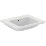 Washbasin for furniture 61x51 material: Porcelain With one hole With overflow, color: White surface: Glossy Furniture basins