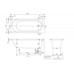 Μπανιέρα ορθογώνια 170x70 από ακρυλικό white alpin, χρώμα: Λευκό χωρίς λαβές επιφάνεια: Γυαλιστερή Ορθογώνιες Μπανιέρα ορθογώνια 170x70 από ακρυλικό white alpin, χρώμα: Λευκό χωρίς λαβές επιφάνεια: Γυαλιστερή Ορθογώνιες