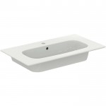 Furniture base with washbasin 84x46x64,5 material: Wood composite 1 basin wall mounted Greige Matt, color: Grey/Beige Cabinets with wash basin Furniture base with washbasin 84x46x64,5 material: Wood composite 1 basin wall mounted Greige Matt, color: Grey/Beige Cabinets with wash basin