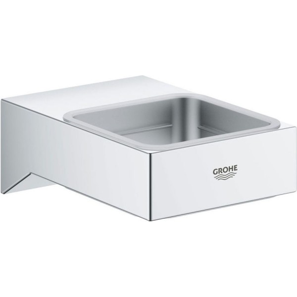 Base for wall-mounted accessories material: Brass surface: Glossy, color: Chrome Soap holders Base for wall-mounted accessories material: Brass surface: Glossy, color: Chrome Soap holders