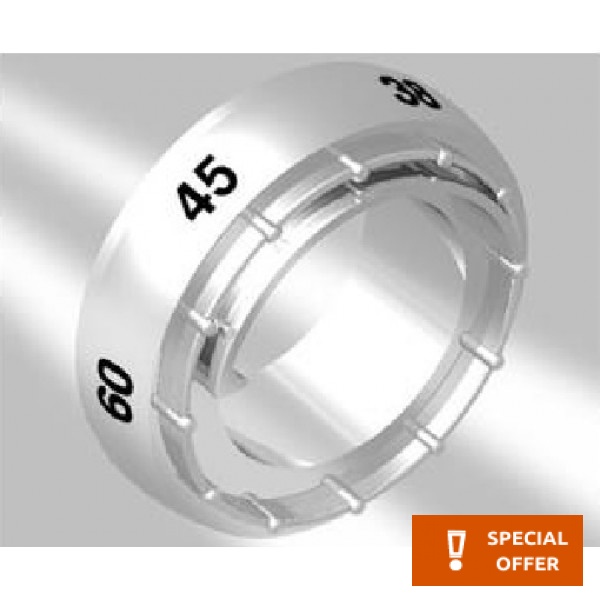 Thermostat material: Plastic surface: Matt, color: Chrome Control handles