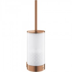 Brush (broom) material: Brass Wall-mounted brushed warm sunset, color: Pink Gold surface: Brushed Toilet brush holders