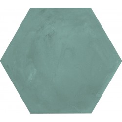Floor tiles 25x21,6 Italy esagono, naturale, 9mm, style: cotto 1st choice surface: Matt, hue: Green Plain tiles