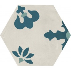 Patchwork tile 25x21,6 Italy, shape: Hexagon 1st choice surface: Matt Giglio Esagono, naturale, 9mm, hue: Mix Patchworks