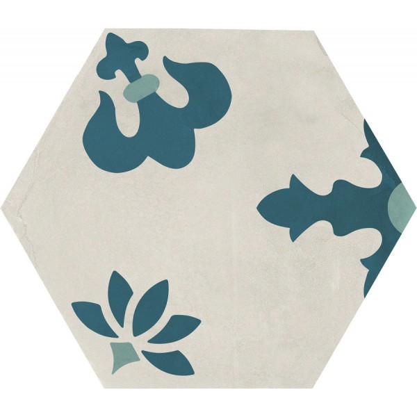 Patchwork tile 25x21,6 Italy, shape: Hexagon 1st choice surface: Matt Giglio Esagono, naturale, 9mm, hue: Mix Patchworks