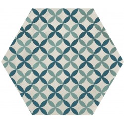 Patchwork πλακιδίου 20x20 Ιταλίας, σχήμα: Εξάγωνο Α’ διαλογής επιφάνεια: Ματ Astro Esagono, naturale, 9mm, απόχρωση: Mix Patchwork