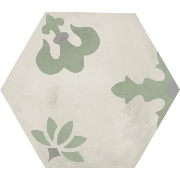 Patchwork tile 25x21,6 Italy, shape: Hexagon 1st choice surface: Matt Giglio Esagono, naturale, 9mm, hue: Mix Patchworks