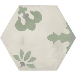 Patchwork tile 25x21,6 Italy, shape: Hexagon 1st choice surface: Matt Giglio Esagono, naturale, 9mm, hue: Mix Patchworks