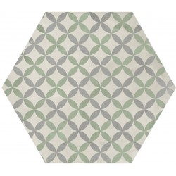 Patchwork tile 25x21,6 Italy, shape: Hexagon 1st choice surface: Matt Astro Esagono, naturale, 9mm, hue: Mix Patchworks