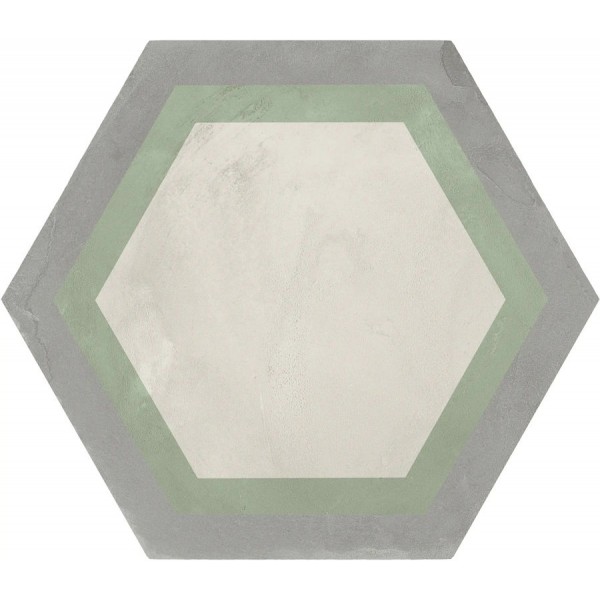 Patchwork tile 25x21,6 Italy, shape: Hexagon 1st choice surface: Matt Cornice Esagono, naturale, 9mm, hue: Mix Patchworks Patchwork tile 25x21,6 Italy, shape: Hexagon 1st choice surface: Matt Cornice Esagono, naturale, 9mm, hue: Mix Patchworks