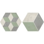 Patchwork tile 25x21,6 Italy, shape: Hexagon 1st choice surface: Matt Mix Esagono, naturale, 9mm, hue: Mix Patchworks Patchwork tile 25x21,6 Italy, shape: Hexagon 1st choice surface: Matt Mix Esagono, naturale, 9mm, hue: Mix Patchworks
