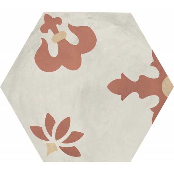 Patchwork tile 25x21,6 Italy, shape: Hexagon 1st choice surface: Matt Giglio Esagono, naturale, 9mm, hue: Mix Patchworks