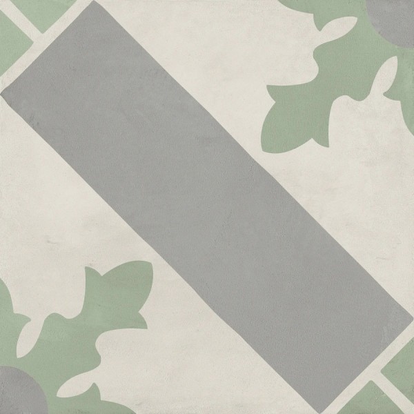 Patchwork tile 20x20 Italy, shape: Square 1st choice surface: Matt cardinale, naturale, 9mm, hue: Mix Patchworks