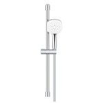 Shower slider rail 60cm material: Brass with hand shower & hose, color: Chrome surface: Glossy Shower slider rails Shower slider rail 60cm material: Brass with hand shower & hose, color: Chrome surface: Glossy Shower slider rails