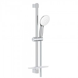 Shower slider rail 60cm material: Brass with hand shower & hose, color: Chrome surface: Glossy Shower slider rails