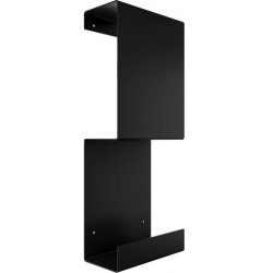 Shelve 23x10,3x50,3 material: Brass, color: Black surface: Matt Shelves