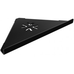 Sponge box material: Brass Corner mounted Single, color: Black surface: Matt Shower baskets