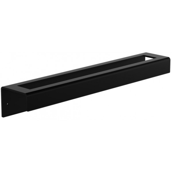 Towel 60cm (60x10x9cm) Fixed material: Brass single, color: Black surface: Matt Towel 60cm (60x10x9cm) Fixed material: Brass single, color: Black surface: Matt Towel rails