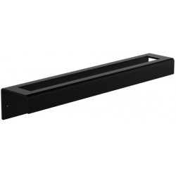 Πετσετοθήκη 60cm (60x10x9cm) σταθερή από ορείχαλκο μονή, χρώμα: Μαύρο επιφάνεια: Ματ Πετσετοθήκες