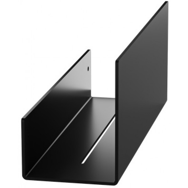 Shelve 30x9,3x12 material: Brass, color: Black surface: Matt Shelves