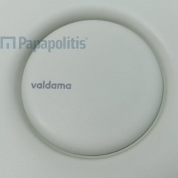 Κάλυμμα βαλβίδας νιπτήρος, Bianco Matt από πορσελάνη Σχάρες ντουζιέρας