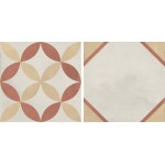 Patchwork tile 20x20 Italy, shape: Square 1st choice surface: Matt Mix, naturale, 9mm, hue: Mix Patchworks