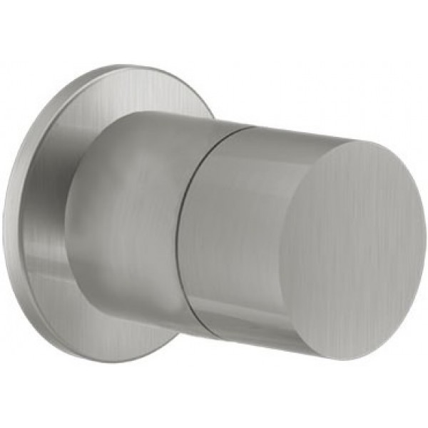 Diverter for concealed shower tap Wall-mounted complete 3 way material: Inox, color: Chrome surface: Brushed Diverters - external part