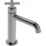 Wash basin tap Deck-mounted material: Brass mixer With push-open waste set Μ size Inox Finish, color: Chrome surface: Brushed Deck-mounted Wash basin tap Deck-mounted material: Brass mixer With push-open waste set Μ size Inox Finish, color: Chrome surface: Brushed Deck-mounted