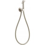 Σύστημα ντους μπιντέ επίτοιχο σταθερής θερμοκρασίας από ορείχαλκο μόνο κρύο νερό, inox finish, χρώμα: Χρωμέ επιφάνεια: Βουρτσισμένη Συστήματα ντους μπιντέ επίτοιχα