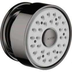 Shower (jet) 1 spray, Polished Black Chrome, D65mm, color: Black material: Brass surface: Glossy Wall-mounted shower heads