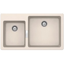 Sink Granite 86x50 free nested 1 ½ cabinet Everest, color: Beige Granite