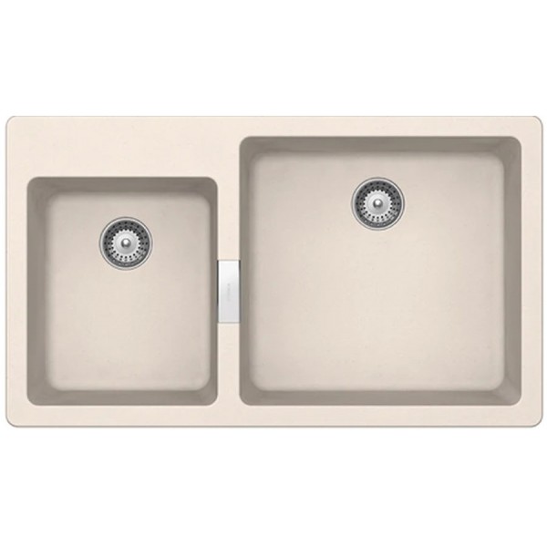 Sink Granite 86x50 free nested 1 ½ cabinet Everest, color: Beige Granite