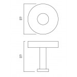 Άγκιστρο από ορείχαλκο μονό brushed nickel, χρώμα: Χρωμέ επιφάνεια: Βουρτσισμένη Άγκιστρα Άγκιστρο από ορείχαλκο μονό brushed nickel, χρώμα: Χρωμέ επιφάνεια: Βουρτσισμένη Άγκιστρα