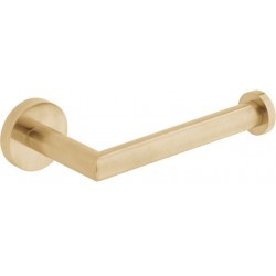 Paper holder no cover material: Brass brushed gold, color: Gold surface: Brushed Toilet paper holders