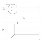 Χαρτοθήκη ανοιχτή από ορείχαλκο brushed nickel, χρώμα: Χρωμέ επιφάνεια: Βουρτσισμένη Χαρτοθήκες Χαρτοθήκη ανοιχτή από ορείχαλκο brushed nickel, χρώμα: Χρωμέ επιφάνεια: Βουρτσισμένη Χαρτοθήκες