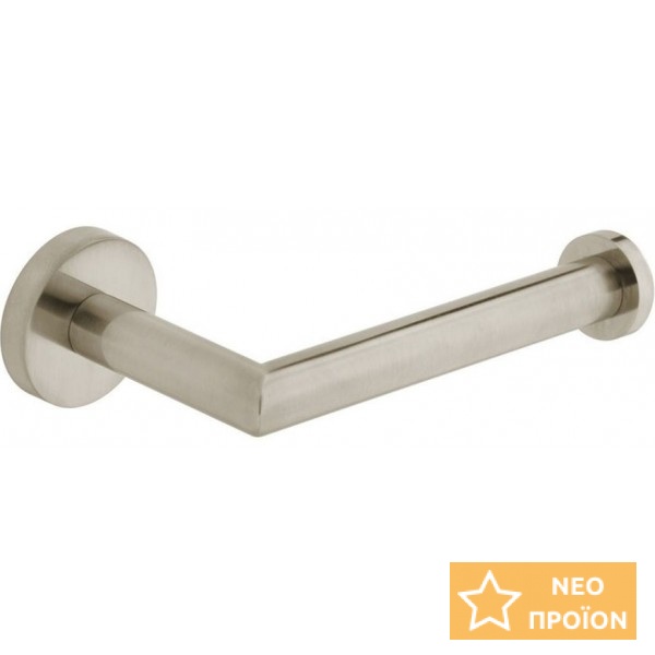 Χαρτοθήκη ανοιχτή από ορείχαλκο brushed nickel, χρώμα: Χρωμέ επιφάνεια: Βουρτσισμένη Χαρτοθήκες Χαρτοθήκη ανοιχτή από ορείχαλκο brushed nickel, χρώμα: Χρωμέ επιφάνεια: Βουρτσισμένη Χαρτοθήκες