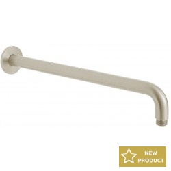 Arm 39cm Round, Brushed Nickel Wall-mounted material: Brass, color: Chrome surface: Brushed Shower arms