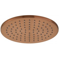 Κεφαλή ντους επίτοιχος τύπος / οροφής 20x20 από ορείχαλκο 1 ροής brushed bronze, χρώμα: Μπρονζέ επιφάνεια: Βουρτσισμένη Κεφαλές ντους